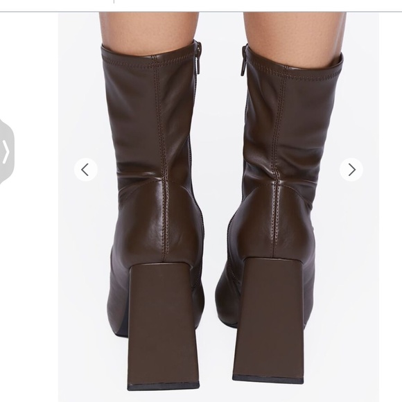 NWT Forever 21 Faux Leather Booties - Picture 2 of 6